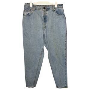 Vintage Levi's Women's Jeans Sz 16 Blue 550 Relaxed Fit Tapered Leg Made in USA